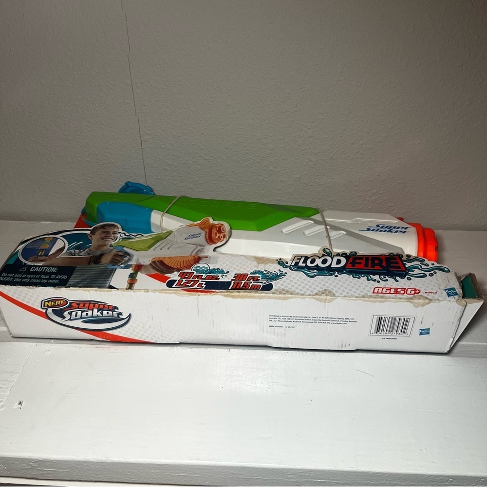NERF Super Soaker FLOODFIRE Water BLASTER ~ Water Pistol ATTACHES To HOSE - Picture 3 of 3